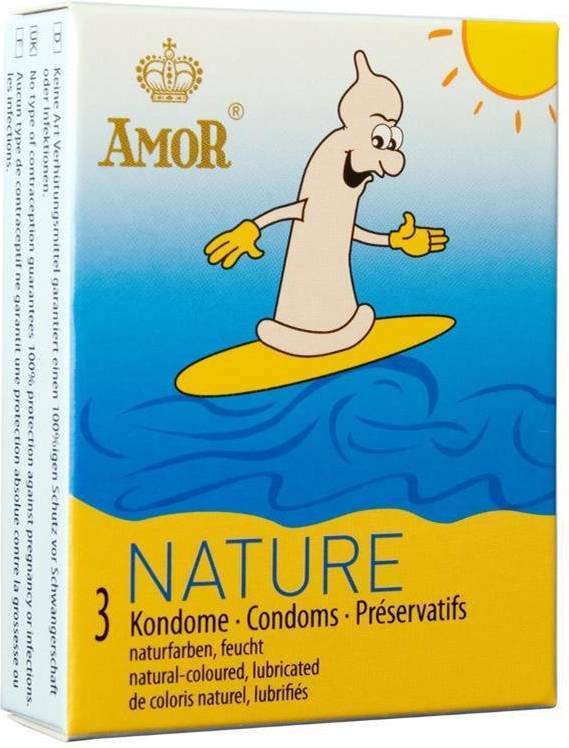  Bild på Amor Nature 3-pack kondomer