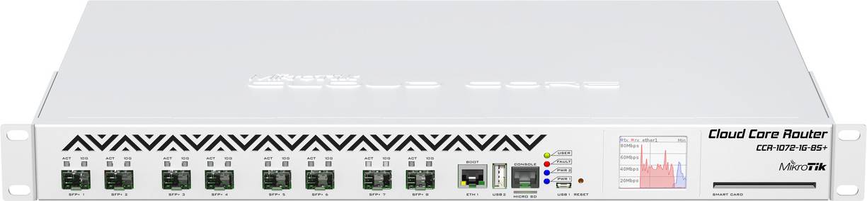  Bild på Mikrotik CCR1072-1G-8S+ router