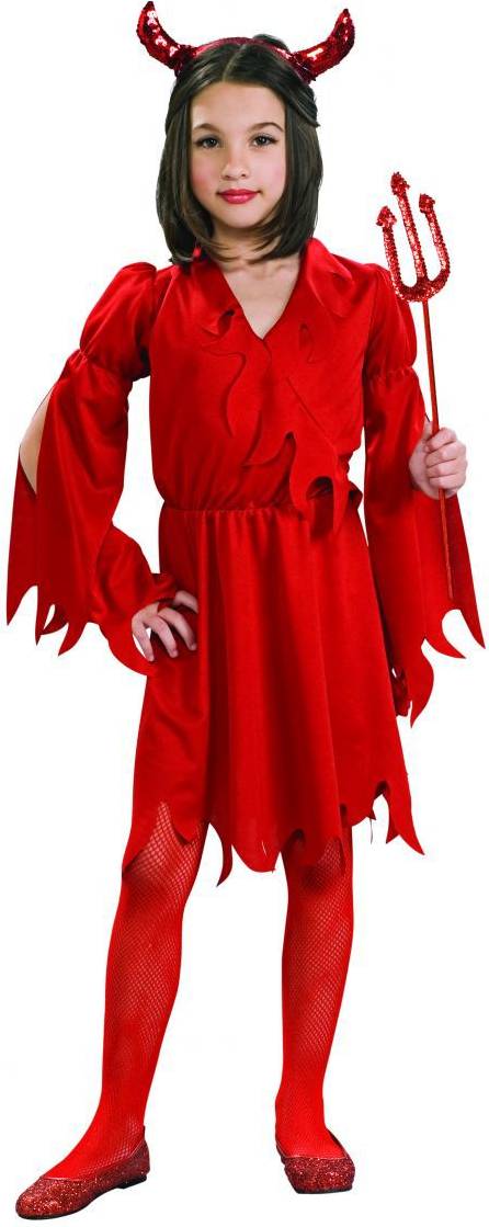Rubies Demure & Devilish Top Costume Halloween Fancy Dress NEW