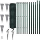Stängsel kit vidaXL Set Spike Euro Fence 150cmx25m