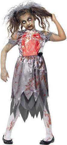 Bild på Smiffys Zombie Bride Costume Age 10-12