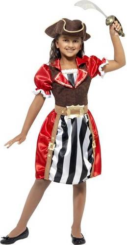 Bild på Smiffys Girls Pirate Captain Costume