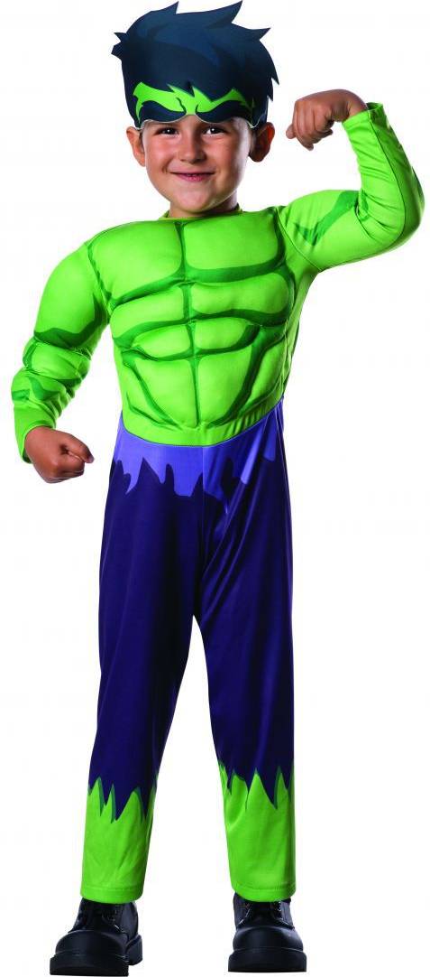 Bild på Rubies Deluxe Muscle Chest Toddler Hulk Costume