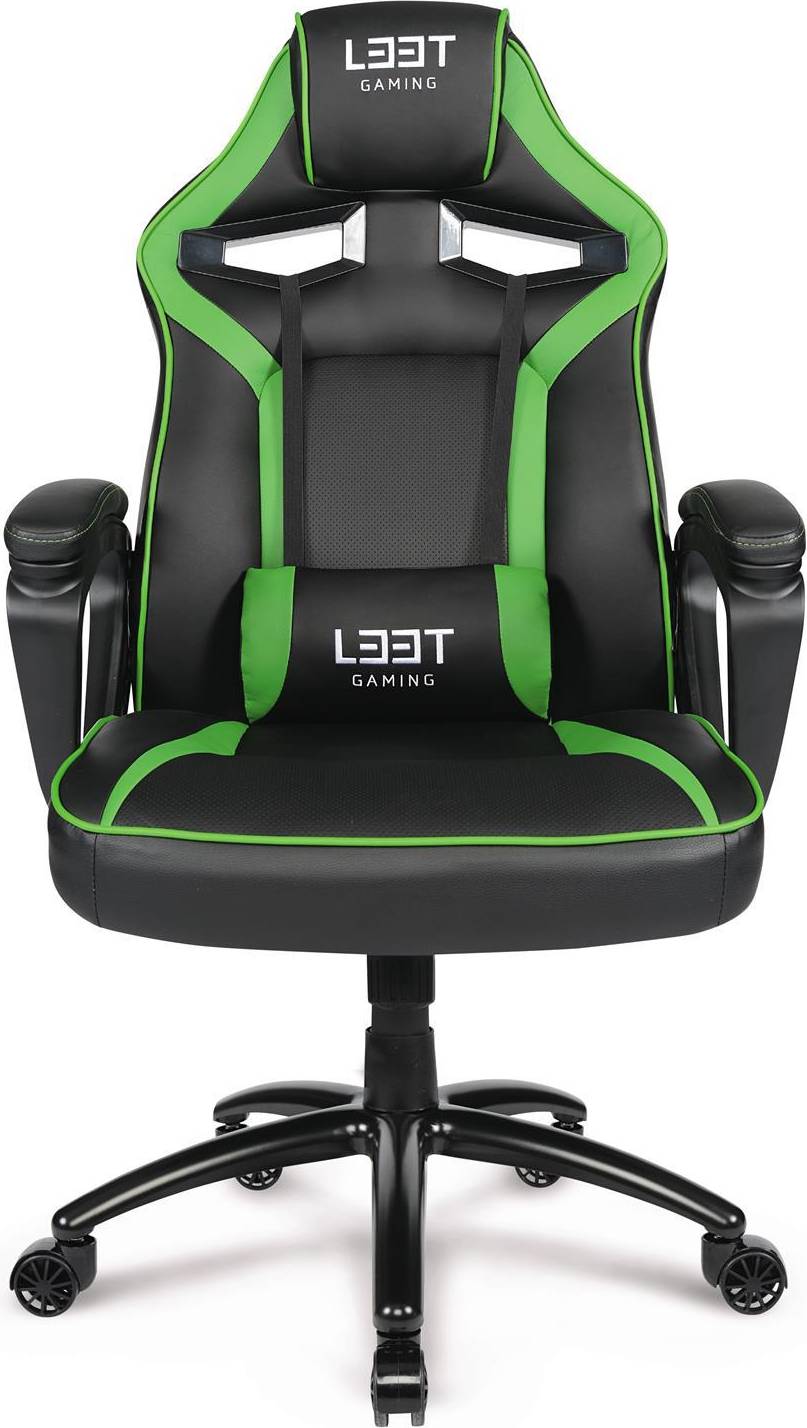  Bild på L33T Extreme Gaming Chair - Black/Green gamingstol