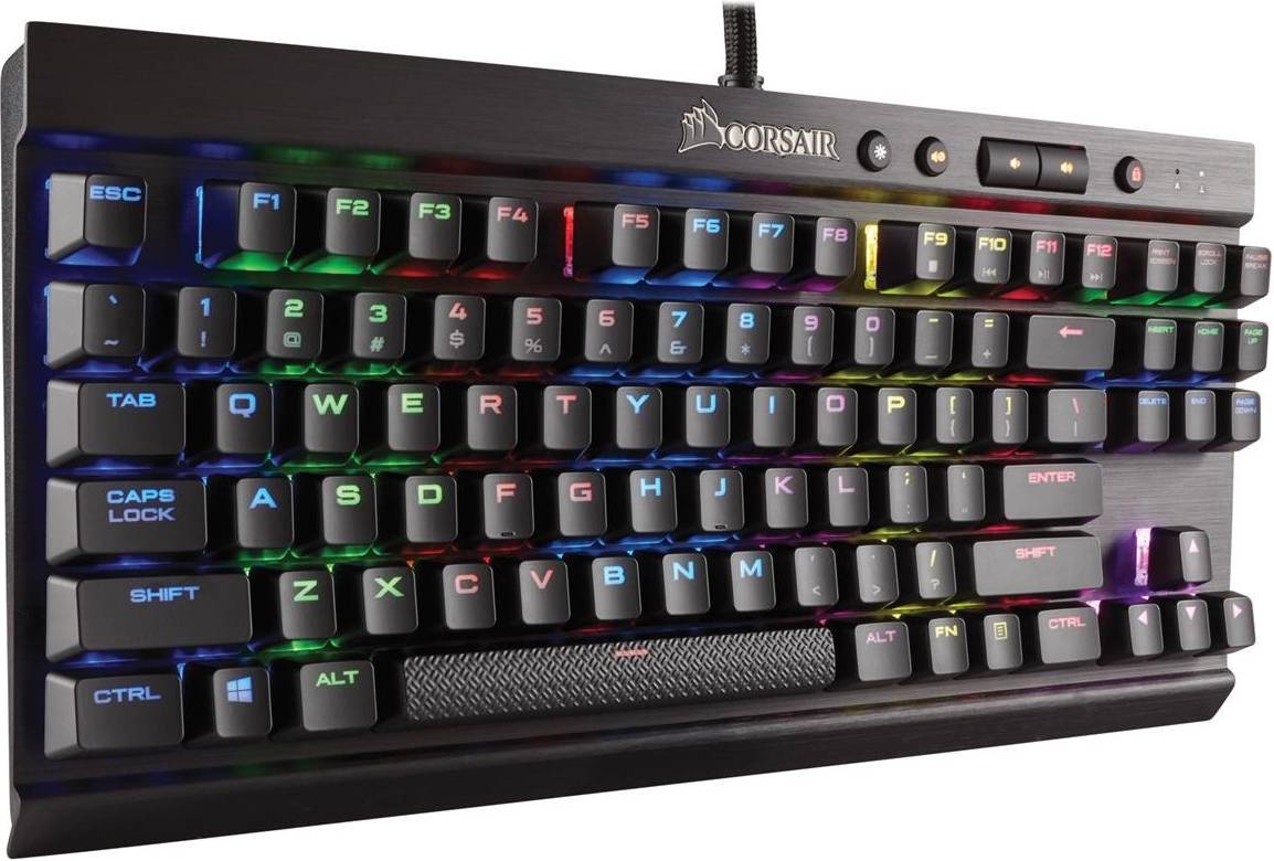  Bild på Corsair K65 LUX RGB Compact Cherry MX Red (English) gaming tangentbord