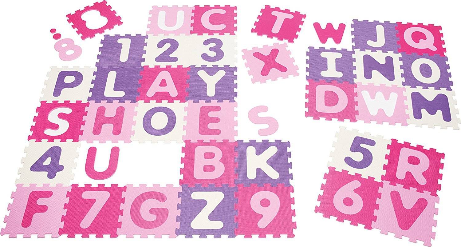  Bild på Playshoes Soft Alphabet & Number 36 Pieces lekmatta