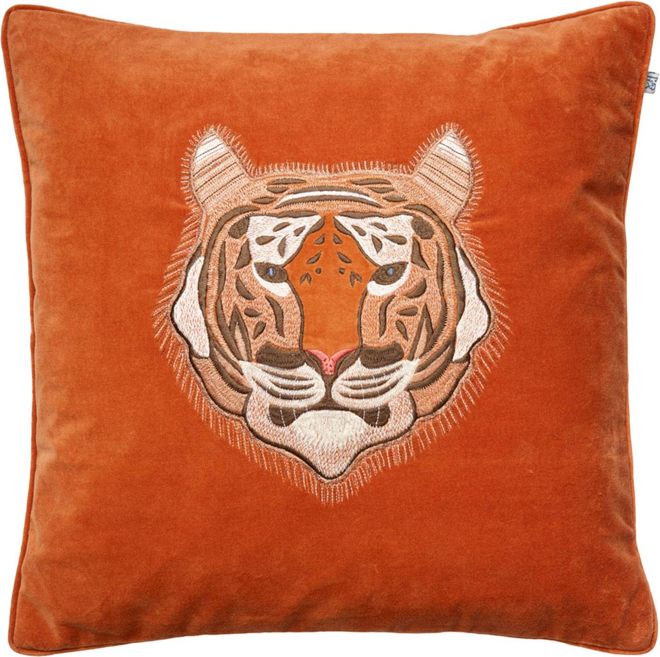  Bild på Chhatwal & Jonsson Tiger Kuddöverdrag Orange (50x50cm) prydnadskudde