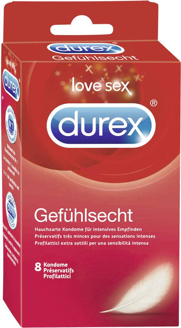  Bild på Durex Gefuehlsecht 8-pack kondomer