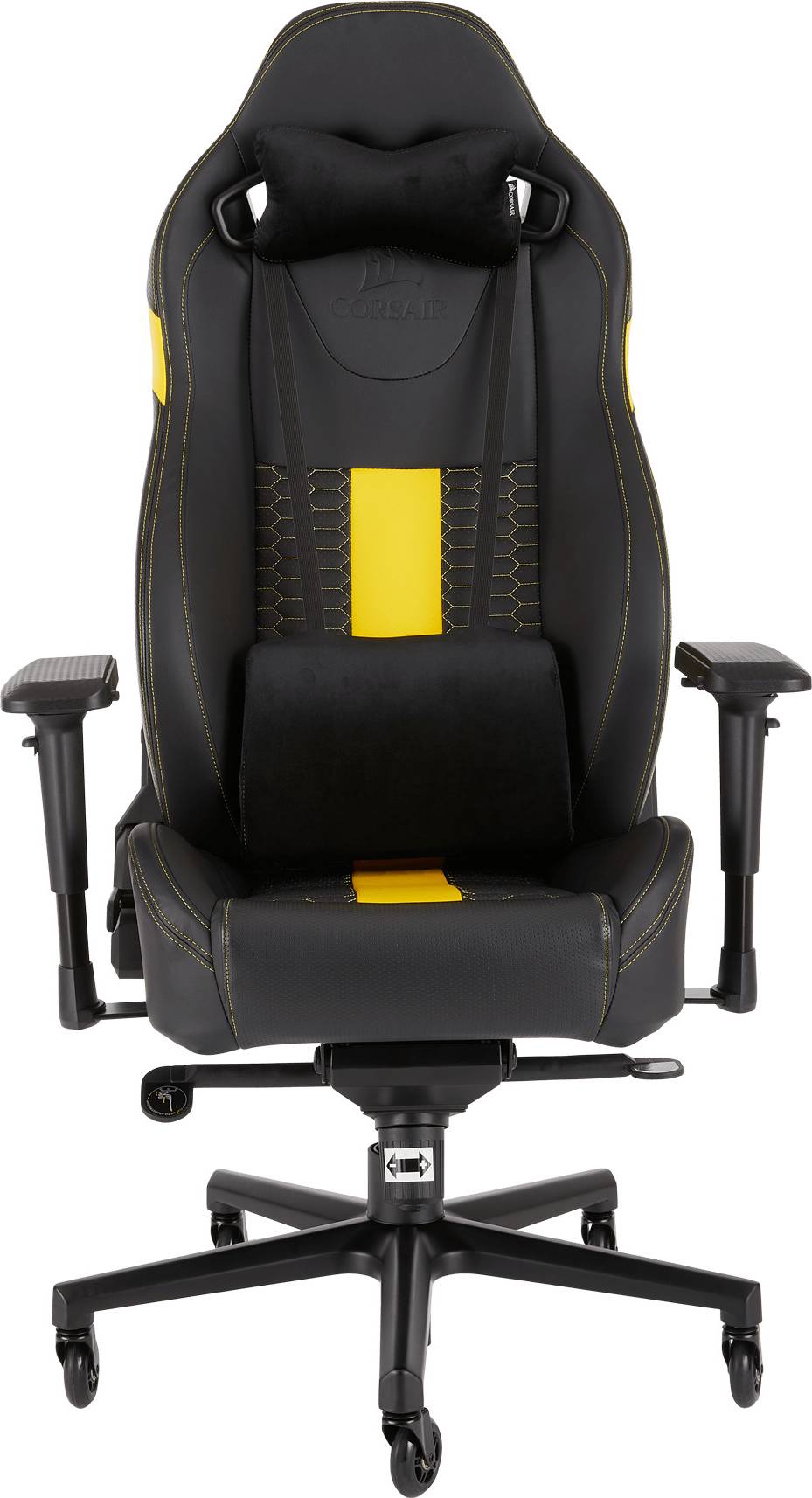  Bild på Corsair T2 Road Warrior Gaming Chair - Black/Yellow gamingstol