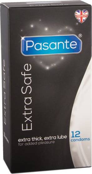  Bild på Pasante Extra Safe 12-pack kondomer