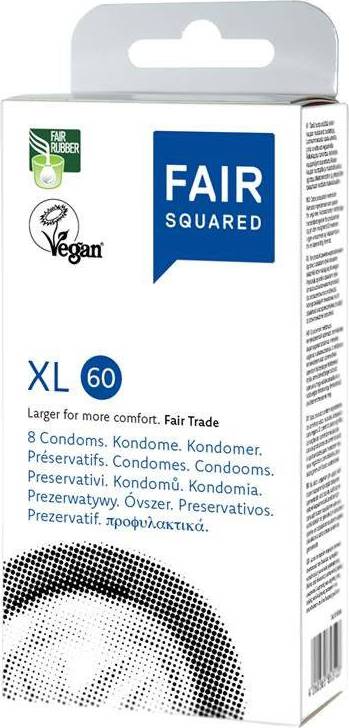 Bild på Fair Squared XL 60 8-pack kondomer