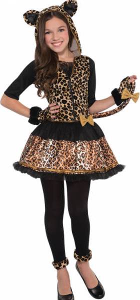 Bild på Amscan Girls Sassy Spots Leopard Costume