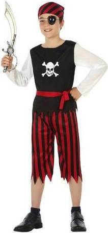 Bild på Th3 Party Kostume til Børn Pirat Rød