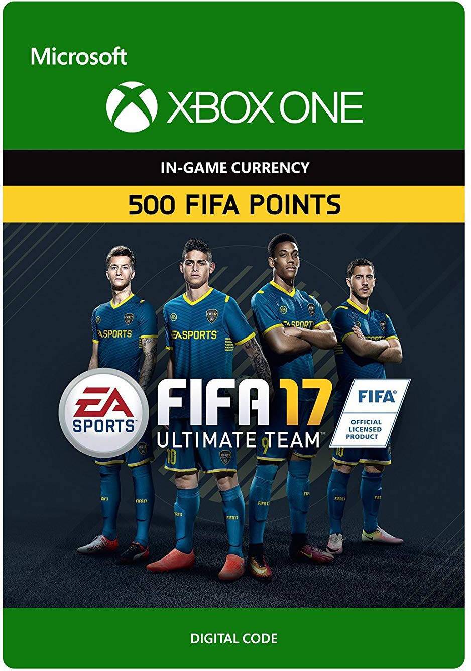 Bild på Electronic Arts FIFA 17 - 500 Points - Xbox One game pass / saldokort