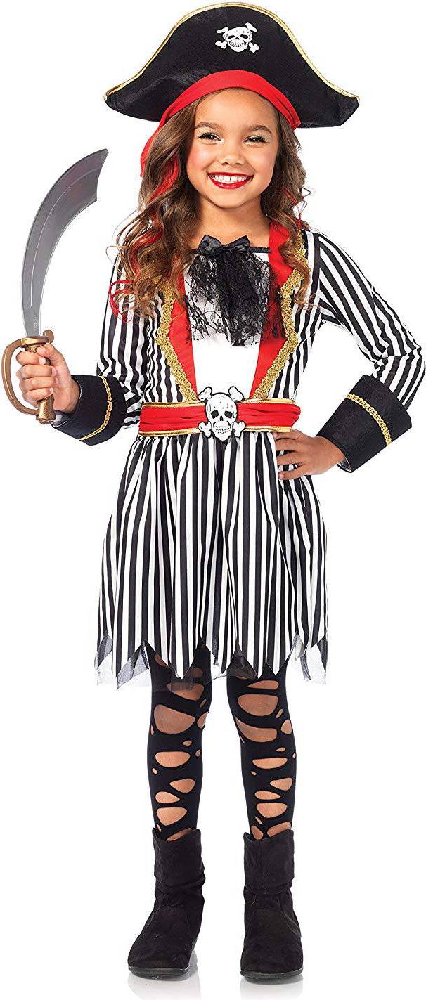 Bild på Leg Avenue Children's 2 PC Pirate Captain Halloween Costume