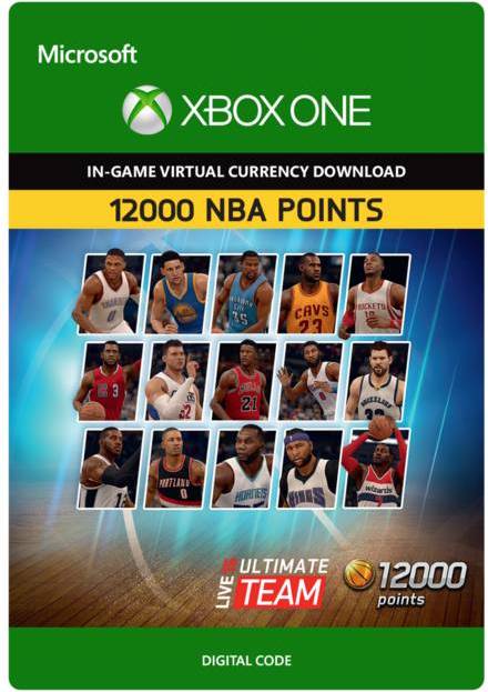  Bild på Electronic Arts Nba Live 16 - 12000 Points - Xbox One game pass / saldokort