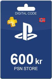  Bild på Sony PlayStation Network - 600 KR game pass / saldokort