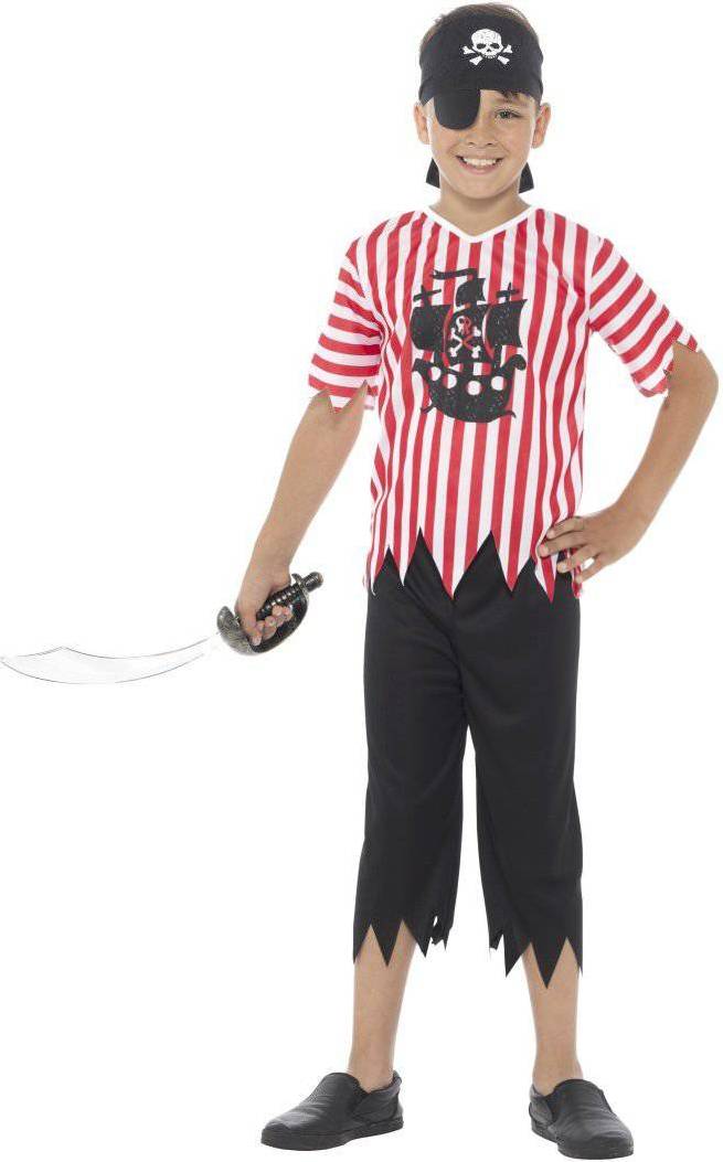 Bild på Smiffys Jolly Pirate Boy Costume