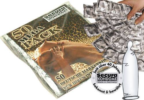  Bild på Secura Transparent 50-pack kondomer