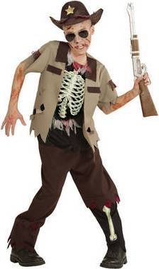 Bild på Widmann Zombie Sheriff Child Costume