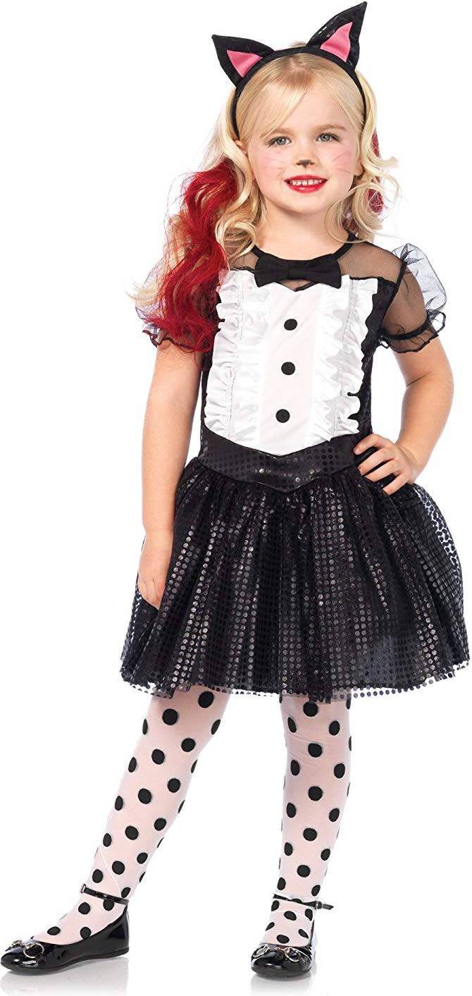 Bild på Leg Avenue Children's 3 PC Tuxedo Kitty Halloween Costume