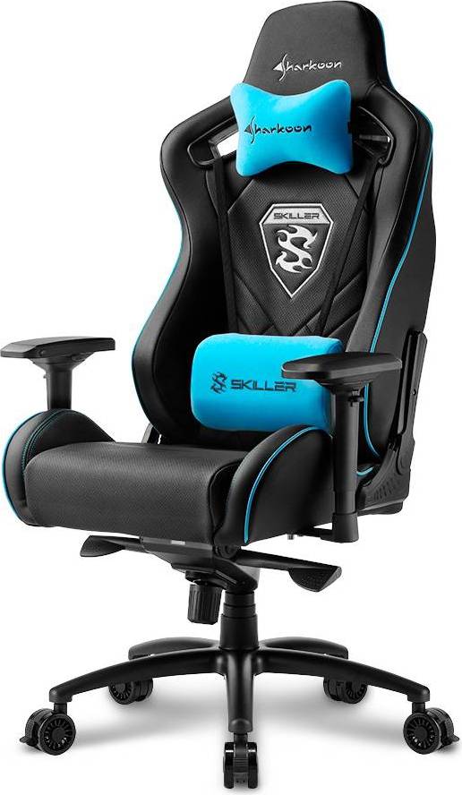  Bild på Sharkoon Skiller SGS4 Gaming Chair - Black/Blue gamingstol