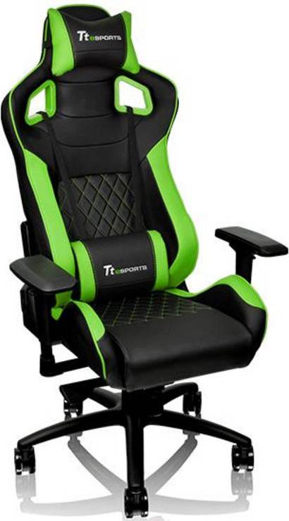 Bild på Thermaltake GT Fit Gaming Chair - Black/Green gamingstol
