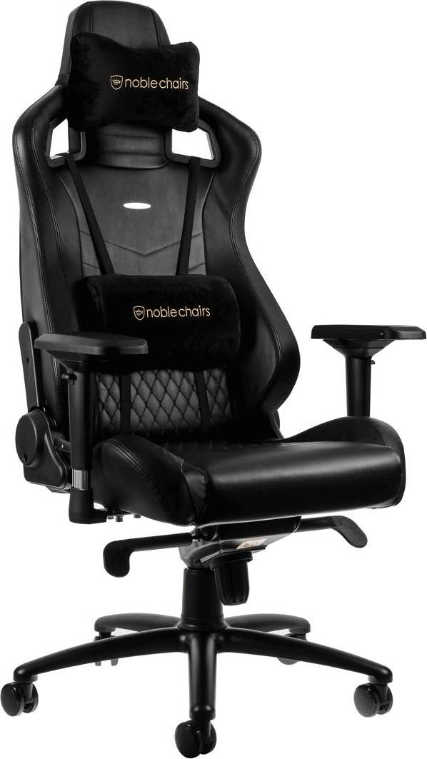  Bild på Noblechairs Epic Real Leather Gaming Chair - Black gamingstol
