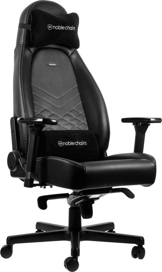  Bild på Noblechairs Icon Gaming Chair - Black/Platinum White gamingstol