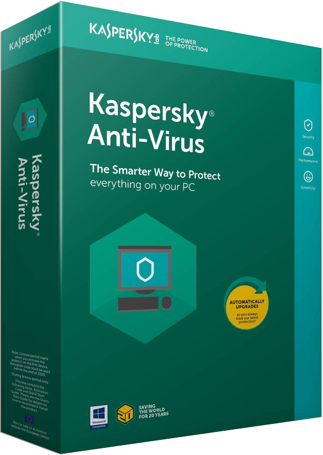  Bild på Kaspersky Antivirus 2019 antivirus-program