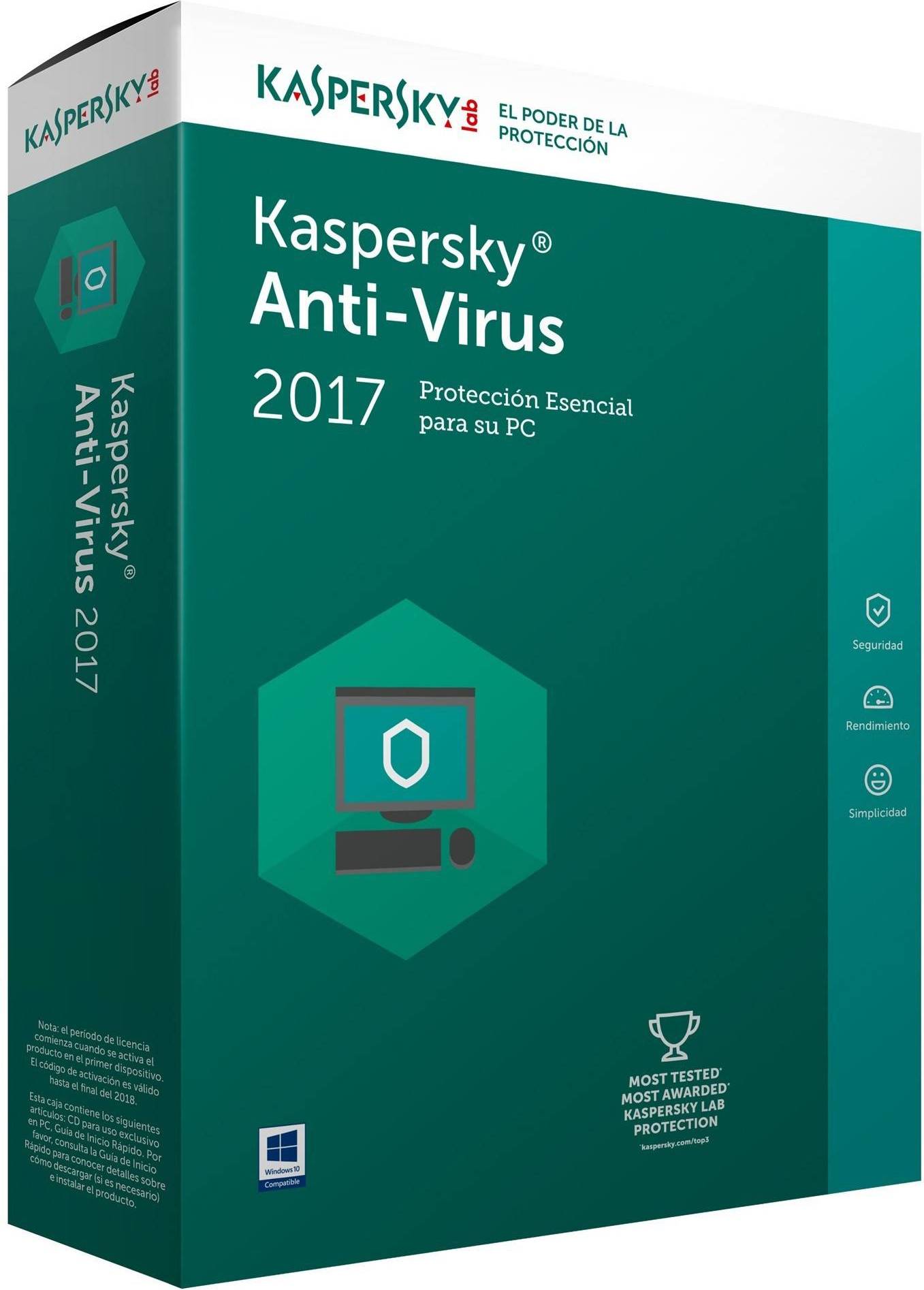  Bild på Kaspersky Antivirus 2017 antivirus-program