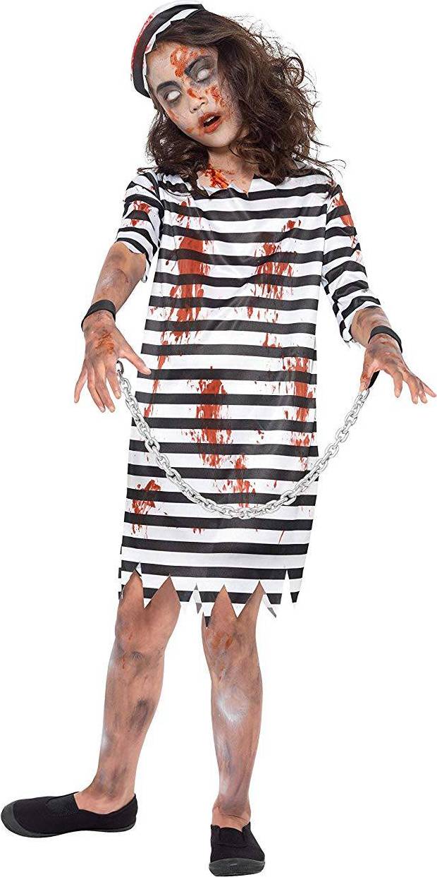 Bild på Smiffys Zombie Convict Child Girls Costume