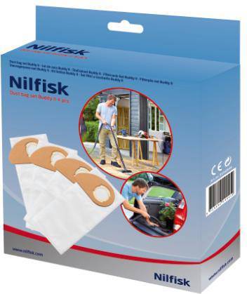 Pack Of 4 Genuine Nilfisk Boxed Bags Nilfisk Alto 107402336 Bag 