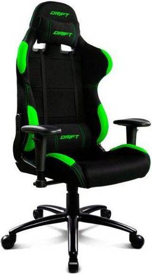  Bild på Driftgaming DR100 Gaming Chair - Black/Green gamingstol