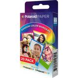 Polaroid zink Analoga kameror Polaroid Rainbow Border Premium Zink Paper 20 pack