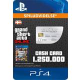 Shark card Speltillbehör Rockstar Games Grand Theft Auto Online - Great White Shark Cash Card - PS4