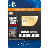 Shark card Speltillbehör Rockstar Games Grand Theft Auto Online - Whale Shark Cash Card - PS4