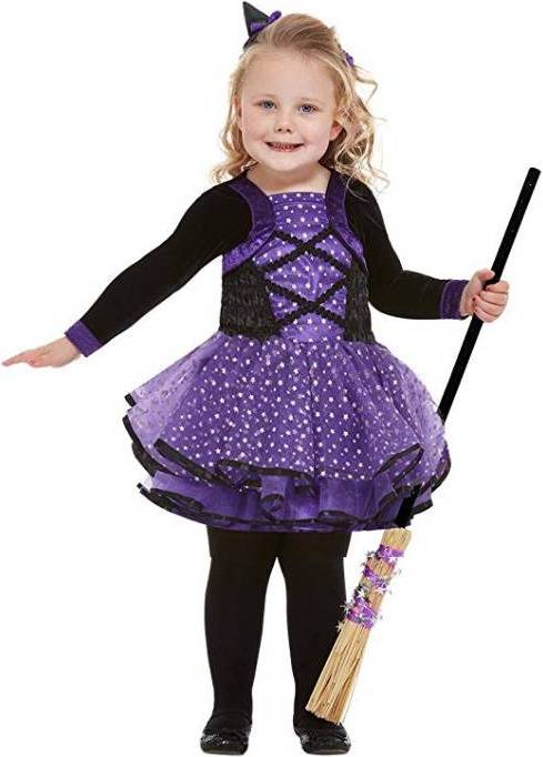 Bild på Smiffys Toddler Pretty Star Witch Costume Purple