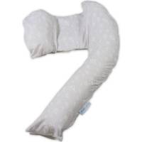  Bild på Dreamgenii Pregnancy Support & Feeding Pillow Grey Floral amningskudde