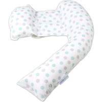  Bild på Dreamgenii Pregnancy Support & Feeding Pillow Geo Grey/Aqua amningskudde