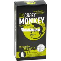  Bild på The Crazy Monkey Condoms Fresh Mint 12-pack kondomer