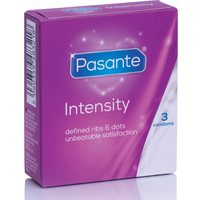  Bild på Pasante Ribs & Dots condoms 3st kondomer