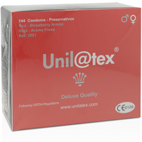 Bild på Unilatex Kvalitetskondomer Red/Strawberry 144-pack