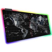  Bild på Verk Group Världskarta XXL Gaming-musmatta RGB gaming musmatta