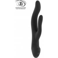  Bild på Shots Toys Jil – Keira – massiv silikon 10 hastigheter vibrator med klitorisstimulator – svart