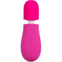 Bild på Rose Petite Wand Vibrator With Attachments Pink