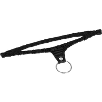  Bild på Rimba bälte med ring utbytbart läder svart 50 mm storlek S penisring