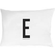 Design Letters Sängkläder Design Letters E Örngott Black/White (70x50cm)