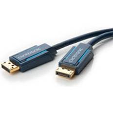 Blåa - DisplayPort-kablar ClickTronic Casual DisplayPort - DisplayPort 15m
