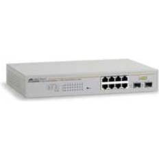 Allied Telesyn AT GS950/8 Gigabit WebSmart Switch 8 x 10/100/1000Mbps RJ-45 + 2 x SFP (AT-GS950/8)